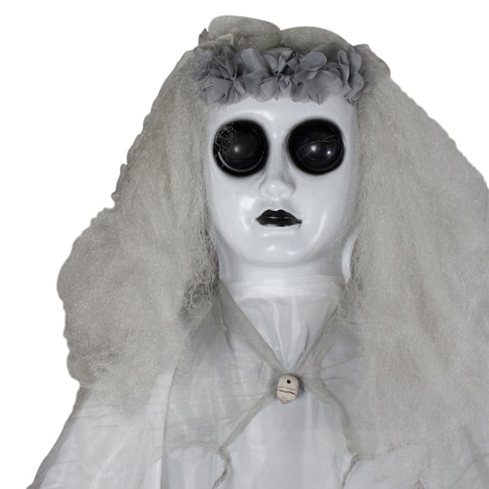 6ft. Lighted & Animated Ghost Bride Halloween Decoration
